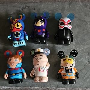 Disney Vinylmation 3" Figures Lot of Qty 6
